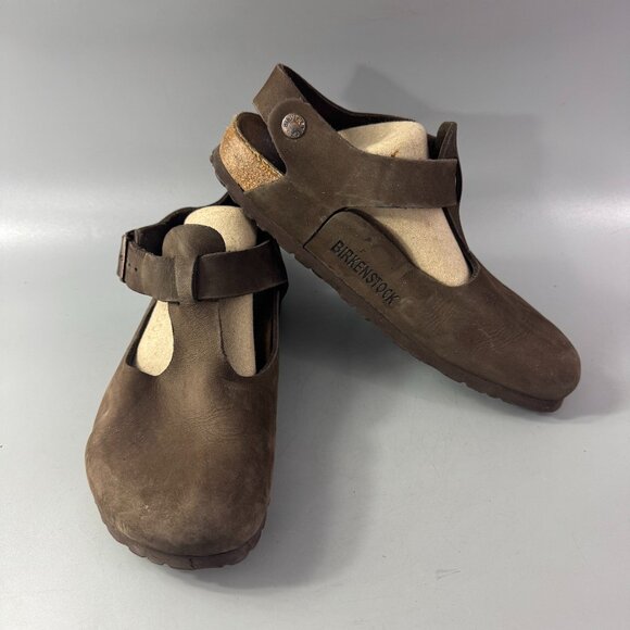 Birkenstock Shoes - Birkenstock Bonn Nubuck Leather Sandals, Size 39